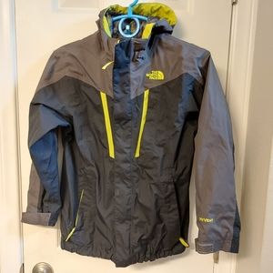 The North Face Kids Jacket - Gray and Yellow